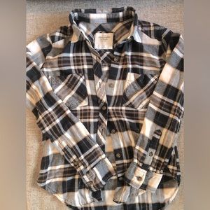 A&F women’s flannel, size XXS